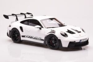 Porsche 911 992 GT3 RS Balts Norev 1:18 187361 Metāls — attēls 6 no 8