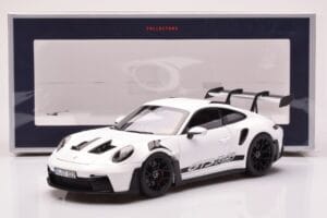 Porsche 911 992 GT3 RS Balts Norev 1:18 187361 Metāls — attēls 8 no 8