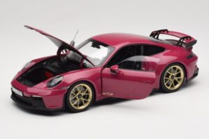 Porsche 911 992 GT3 Ruby Star Neo Norev 1:18 187381 Metāls — attēls 2 no 8