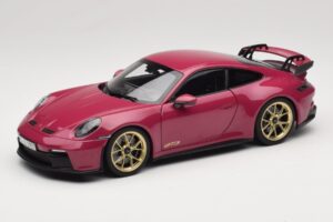 Porsche 911 992 GT3 Ruby Star Neo Norev 1:18 187381 Metāls