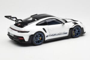 Porsche 911 992 GT3 Weissach Package Balts & Indigo Zils Norev 1:18 187353 Metāls — attēls 3 no 8
