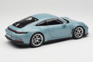 Porsche 911 992 S/T Meissen Blue Norev 1:18 187470 Metāls — attēls 3 no 8