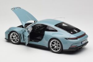 Porsche 911 992 S/T Meissen Blue Norev 1:18 187470 Metāls — attēls 5 no 8