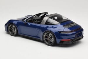 Porsche 911 992 Targa 4 GTS Blue Metallic Minichamps 1:18 155061060 Metāls — attēls 5 no 6