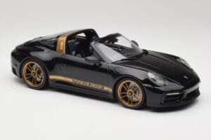 Porsche 911 992 Targa Porsche Design Melns & Zelts Concept Minichamps 1:18 PORSCHE001 Metāls — attēls 4 no 6