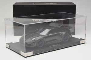 Porsche 911 992 TechArt GTstreet R Melns Ar Ziliem Diskiem TechArt 1:18 REMC009 Sveķi — attēls 6 no 6