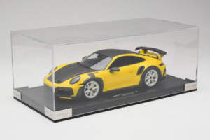 Porsche 911 992 TechArt GTstreet R Dzeltens Ar Baltiem Diskiem TechArt 1:18 REMC015 Sveķi — attēls 5 no 6