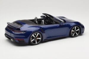 Porsche 911 992 Turbo S Kabriolets Blue Metallic Minichamps 1:18 155069081 Metāls — attēls 2 no 6