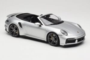 Porsche 911 992 Turbo S Kabriolets Sudrabs Minichamps 1:18 155069082 Metāls — attēls 4 no 6