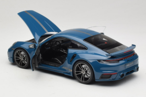 Porsche 911 992 Turbo S Coupe Sport Design Zils Minichamps 1:18 113069073 Metāls — attēls 5 no 8
