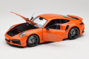 Porsche 911 992 Turbo S Coupe Sport Design Oranžs Minichamps 1:18 113069074 Metāls — attēls 2 no 8