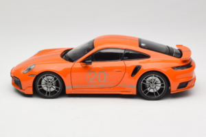 Porsche 911 992 Turbo S Coupe Sport Design Oranžs Minichamps 1:18 113069074 Metāls — attēls 4 no 8