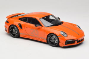 Porsche 911 992 Turbo S Coupe Sport Design Oranžs Minichamps 1:18 113069074 Metāls — attēls 6 no 8