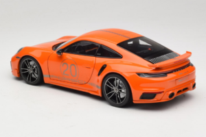 Porsche 911 992 Turbo S Coupe Sport Design Oranžs Minichamps 1:18 113069074 Metāls — attēls 7 no 8