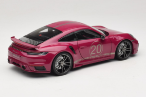 Porsche 911 992 Turbo S Coupe Sport Design Sarkans Minichamps 1:18 113069075 Metāls — attēls 3 no 8