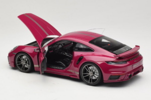 Porsche 911 992 Turbo S Coupe Sport Design Sarkans Minichamps 1:18 113069075 Metāls — attēls 5 no 8
