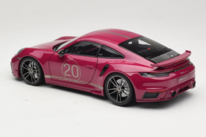 Porsche 911 992 Turbo S Coupe Sport Design Sarkans Minichamps 1:18 113069075 Metāls — attēls 7 no 8