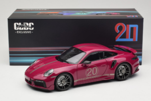 Porsche 911 992 Turbo S Coupe Sport Design Sarkans Minichamps 1:18 113069075 Metāls — attēls 8 no 8