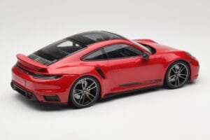 Porsche 911 992 Turbo S Sarkans Minichamps 1:18 155069070 Metāls — attēls 2 no 6