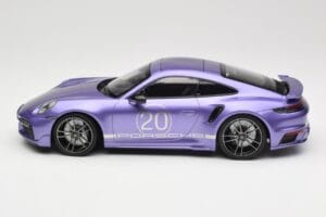 Porsche 911 992 Turbo S Sport Design Package Viola Metallic Minichamps 1:18 155069174 Metāls — attēls 3 no 6