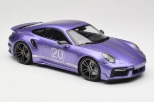 Porsche 911 992 Turbo S Sport Design Package Viola Metallic Minichamps 1:18 155069174 Metāls — attēls 4 no 6