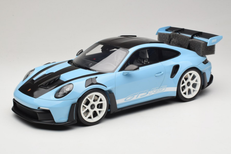 Porsche 911 992.1 GT3 RS Gulf Blue GT Spirit 1:12 GT497 Sveķi
