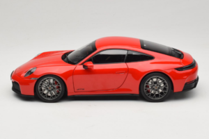 Porsche 911 992.2 Carrera 4 GTS Guards Red Norev 1:18 187171 Metāls — attēls 4 no 8