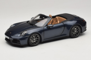 Porsche 911 992.2 Carrera Kabriolets Yachting Blue Norev 1:18 187180 Metāls