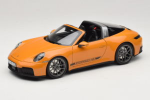 Porsche 911 992.2 Targa 4 GTS Bahama Yellow Norev 1:18 187190 Metāls