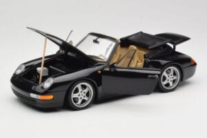 Porsche 911 993 Kabriolets Melns UT Models 1:18 27806-U1 Metāls — attēls 2 no 8