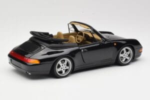 Porsche 911 993 Kabriolets Melns UT Models 1:18 27806-U1 Metāls — attēls 3 no 8