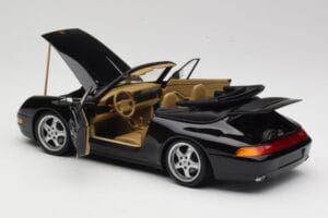 Porsche 911 993 Kabriolets Melns UT Models 1:18 27806-U1 Metāls — attēls 5 no 8