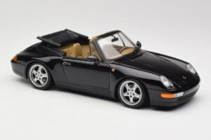 Porsche 911 993 Kabriolets Melns UT Models 1:18 27806-U1 Metāls — attēls 6 no 8