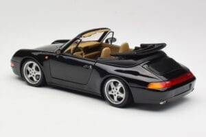 Porsche 911 993 Kabriolets Melns UT Models 1:18 27806-U1 Metāls — attēls 7 no 8