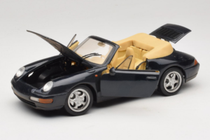 Porsche 911 993 Kabriolets Tumši Zils Tchibo 1:18 46619 Metāls — attēls 2 no 8