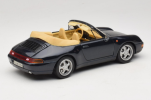 Porsche 911 993 Kabriolets Tumši Zils Tchibo 1:18 46619 Metāls — attēls 3 no 8