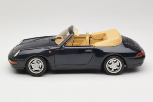 Porsche 911 993 Kabriolets Tumši Zils Tchibo 1:18 46619 Metāls — attēls 4 no 8