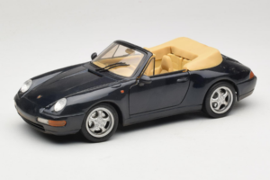 Porsche 911 993 Kabriolets Tumši Zils Tchibo 1:18 46619 Metāls