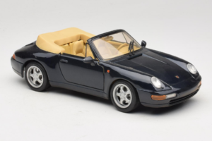 Porsche 911 993 Kabriolets Tumši Zils Tchibo 1:18 46619 Metāls — attēls 6 no 8