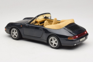 Porsche 911 993 Kabriolets Tumši Zils Tchibo 1:18 46619 Metāls — attēls 7 no 8