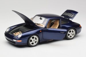 Porsche 911 993 Carrera Cup Zils Braccio & Gotz 1993 Bburago 1:18 3060-M1 Metāls — attēls 2 no 8