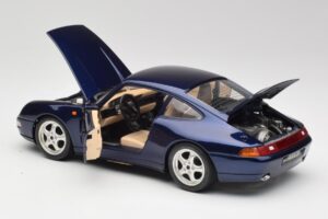 Porsche 911 993 Carrera Cup Zils Braccio & Gotz 1993 Bburago 1:18 3060-M1 Metāls — attēls 5 no 8