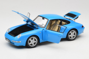 Porsche 911 993 Carrera Blue Metallic AUTOart 1:18 78133 Metāls — attēls 2 no 8