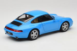 Porsche 911 993 Carrera Blue Metallic AUTOart 1:18 78133 Metāls — attēls 3 no 8