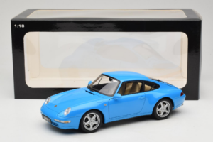 Porsche 911 993 Carrera Blue Metallic AUTOart 1:18 78133 Metāls — attēls 8 no 8