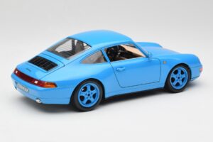 Porsche 911 993 Carrera Zils Bburago 1:18 3060 Metāls — attēls 3 no 8