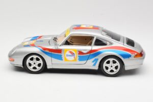 Porsche 911 993 Carrera Cup #1 1993 Bburago 1:18 3050-M2 Metāls — attēls 4 no 8