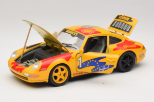 Porsche 911 993 Carrera Cup #1 1993 Bburago 1:18 3050-P1 Metāls — attēls 2 no 8