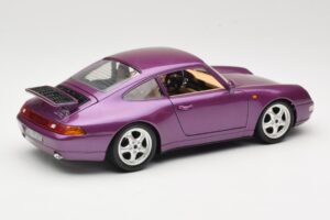 Porsche 911 993 Carrera Violets Bburago 1:18 3060-M2 Metāls — attēls 3 no 8