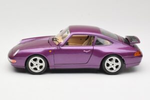 Porsche 911 993 Carrera Violets Bburago 1:18 3060-M2 Metāls — attēls 4 no 8